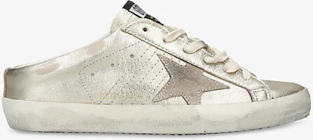 Womens Gold Comb Super-Star Sabot 65132 Leather Low-Top Trainers Eur 37 / 4 Uk Women