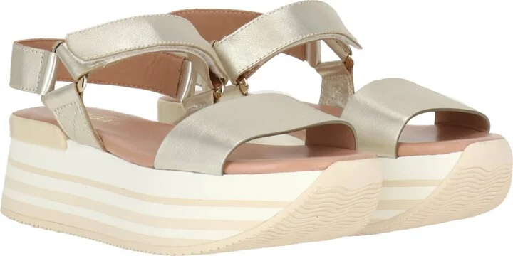 Womens Gold Sandal