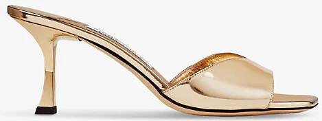 Womens Gold Skye Leather Sandals Eur 34.5 / 1.5 Uk Women