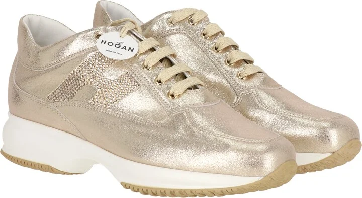 Womens Gold Sneaker