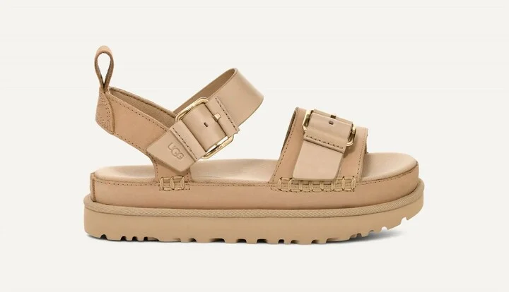 Women's Goldenstar Villa Sandal In Mustard Seed