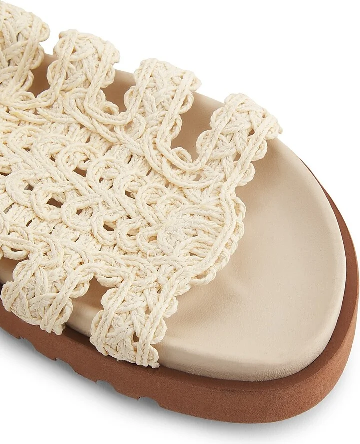Women's Goldie Crocheted Gladiator Sandals - Powder - Size 7 - Image 5