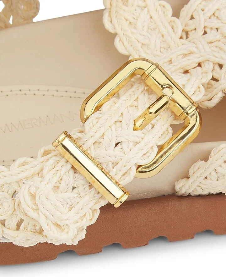 Women's Goldie Crocheted Gladiator Sandals - Powder - Size 7 - Image 6