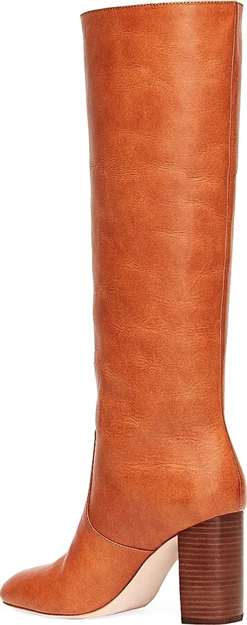 Women's Goldy Knee-High Leather Boots - Black - Size 5 - Image 3