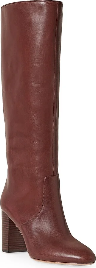 Women's Goldy Knee-High Leather Boots - Black - Size 5 - Image 7