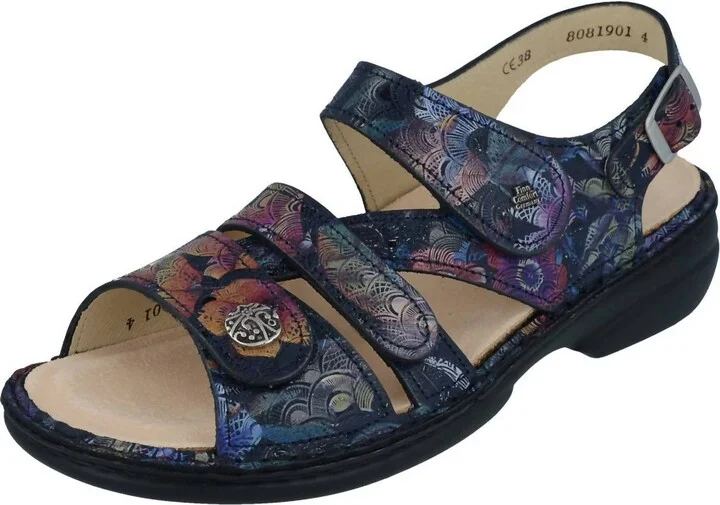 Women's Gomera Sandals In Dark Blue Irpino