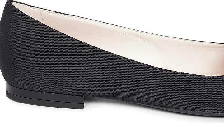 Women's Gommettine Leather Ballerina Flats - Nero - Size 6 - Image 6
