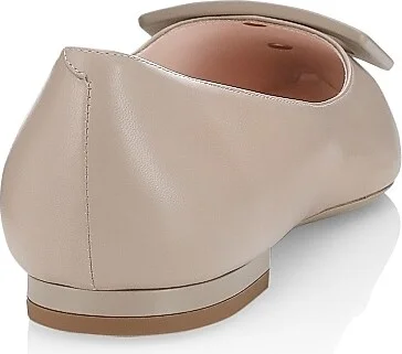 Women's Gommettine Leather Flats - Black - Size 4 - Image 8