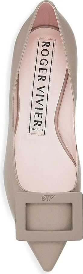 Women's Gommettine Leather Flats - Black - Size 4 - Image 10