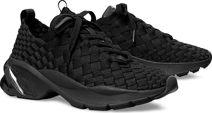 Women's Good Luck Woven Trainers - Perfect Black - Size 5 - Image 2