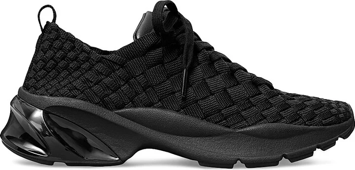 Women's Good Luck Woven Trainers - Perfect Black - Size 5