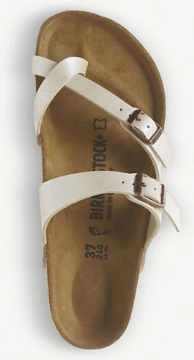 Womens Graceful Pearl White Mayari Cross Strap Sandal Eur 36 / 3 Uk Women - Image 2