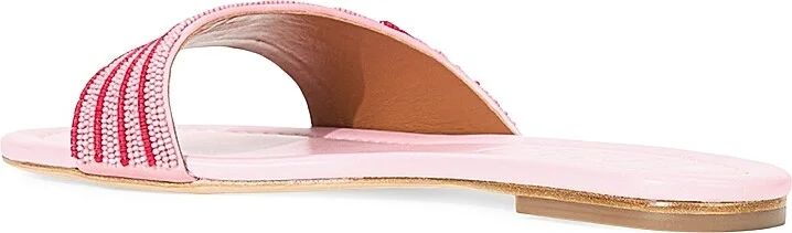 Women's Gracie Two-Tone Beaded Sandals - Montauk Stripe - Size 5 - Image 3