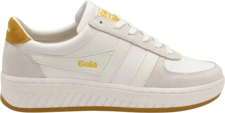 Women's Grandslam '88 Sneakers Shoes In White & Light Caramel