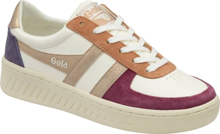 Women's Grandslam Quadrant Sneaker In White/cerise/rose Gold/plum