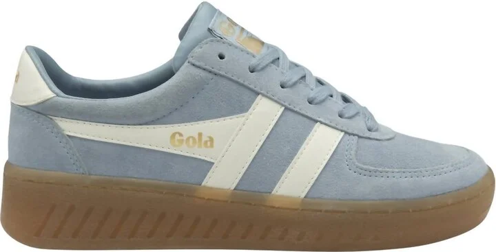 Women's Grandslam Suede Sneakers Shoes In Air/off White/gum