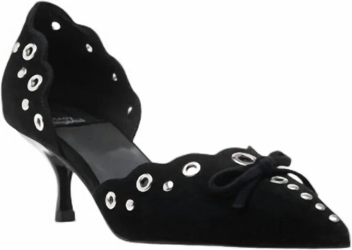 Women's Gratified Sandals In Black Suede