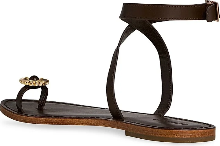 Women's Grazia Sandals - Black Turquoise - Size 6 - Image 6