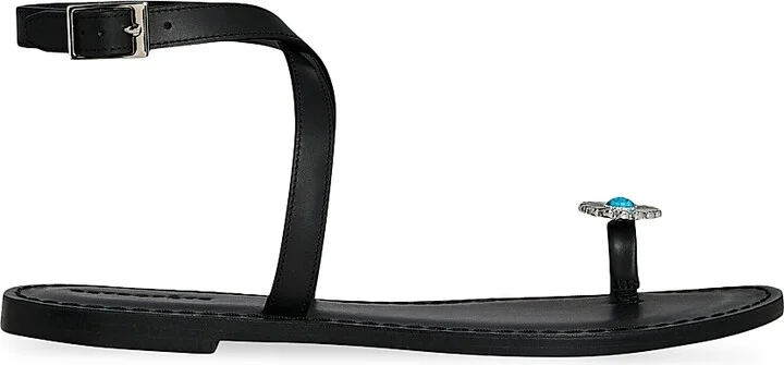 Women's Grazia Sandals - Black Turquoise - Size 6