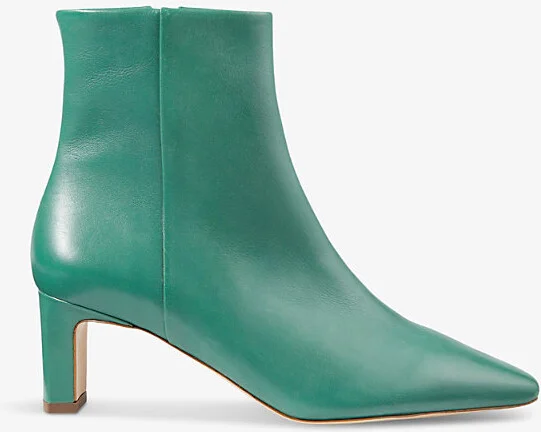 Womens Gre-Jade Margaux Heeled Leather Ankle Boots Eur 41 / 8 Uk Women