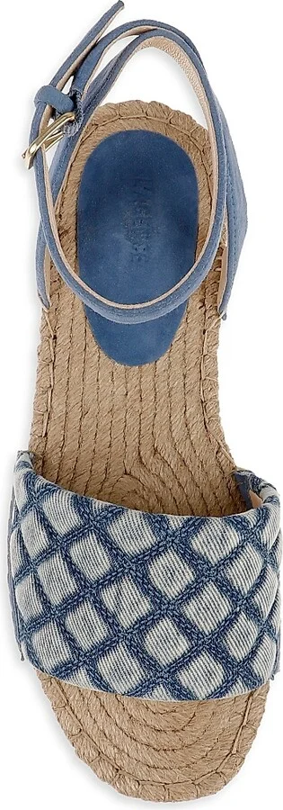 Women's Grece Denim Espadrilles - Light Denim - Size 5 - Image 4