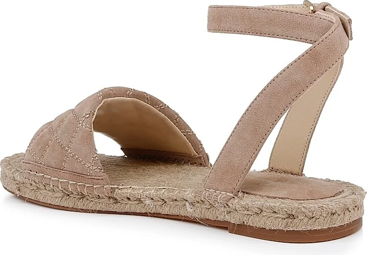 Women's Grece Suede Open-Toe Sandals - Cappuccino - Size 6 - Image 3