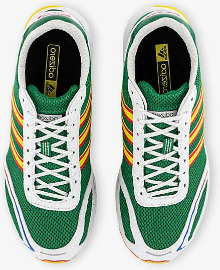 Womens Green Adizero Fabric Low-Top Trainers 7.5 - Image 2