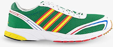 Womens Green Adizero Fabric Low-Top Trainers 7.5