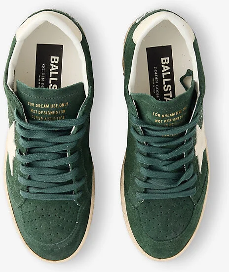 Womens Green Ball Star Suede Trainers Eur 39 / 6 Uk Women - Image 2