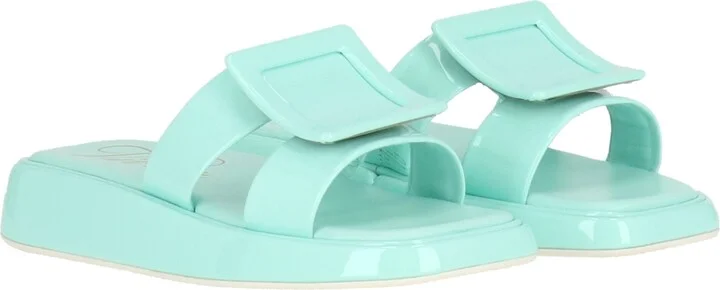 Womens Green Mule