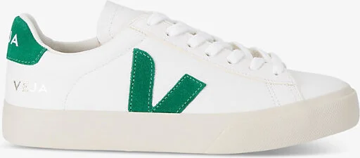 Womens Green Oth Women's Campo Logo-Embroidered Leather Low-Top Trainers Eur 39 / 6 Uk Women