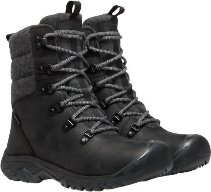 Women's Greta Winter Boots In Black/black Wool