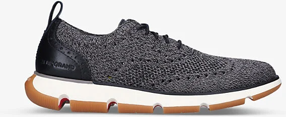 Womens Grey 4 Zerogrand Stitchlite Wool Knit Oxford Trainers Eur 45 / 11 Uk Men