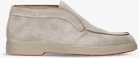 Womens Grey Andvari Slip-On Suede Boots Eur 41 / 8 Uk Women