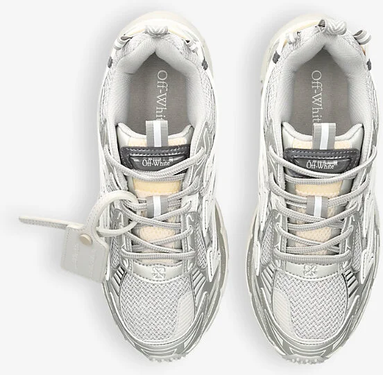 Womens Grey/Other Be Right Back Mesh and Faux-Leather Low-Top Trainers Eur 35 / 2 Uk Women - Image 2