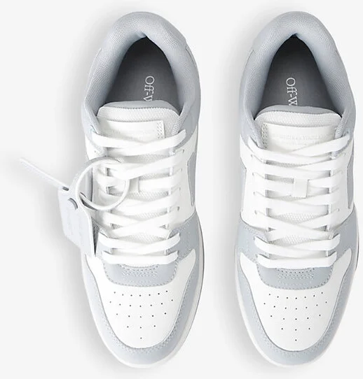 Womens Grey Out Of Office Leather Low-Top Trainers Eur 46 / 12 Uk Men - Image 2