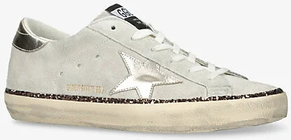 Womens Grey/P.cmb Women's Super-Star Suede Low-Top Trainers Eur 39 / 6 Uk Women - Image 2
