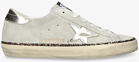 Womens Grey/P.cmb Women's Super-Star Suede Low-Top Trainers Eur 39 / 6 Uk Women