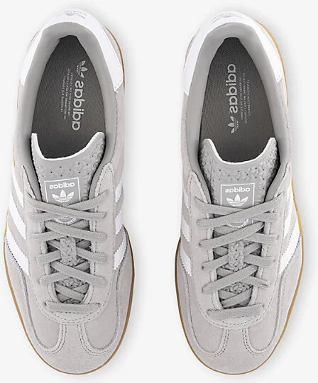 Womens Grey Two White Gold Meta Gazelle Indoor Suede Low-Top Trainers Eur 37 / 4 Uk Women - Image 2