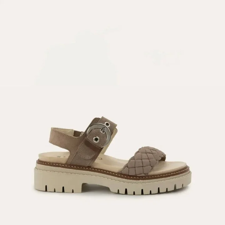 Women's Grove Sandal In Almond Suede