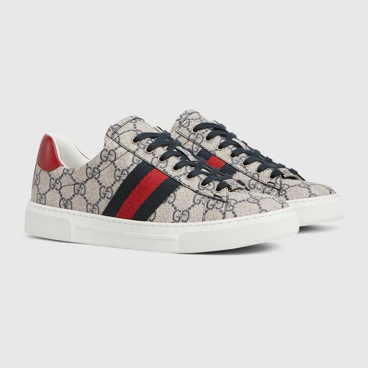 Women's Gucci Ace sneaker with Web - Image 2