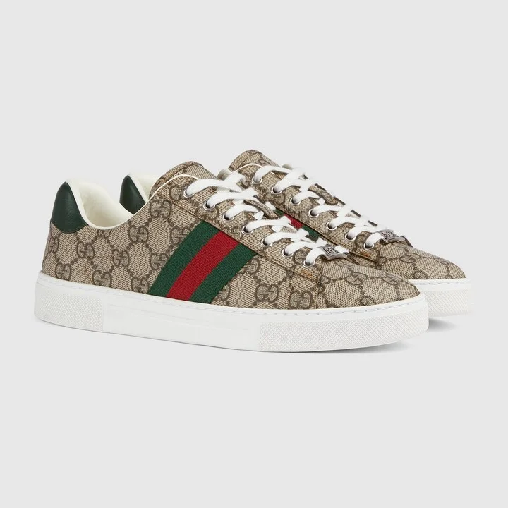 Women's Gucci Ace sneaker with Web - Image 2