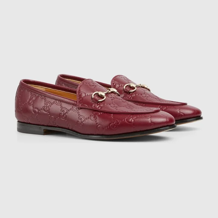 Women's Gucci Jordaan loafer with GG - Image 2