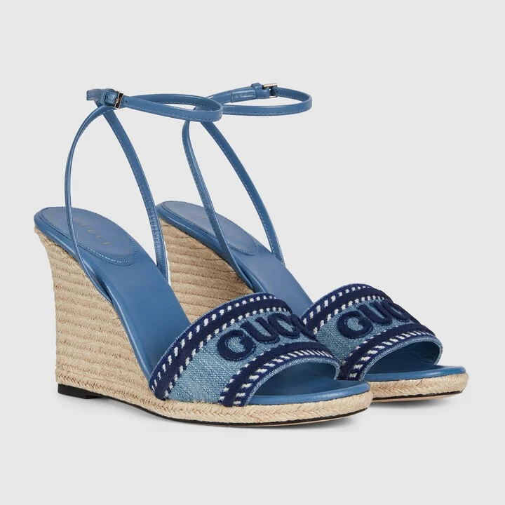 Women's 'Gucci' platform espadrille - Image 2
