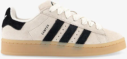 Womens Gum Cream White Black Campus 00S Suede Trainers 10.5