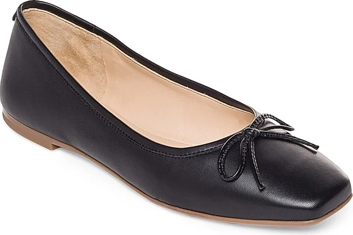 Women's Gwynn Nappa Ballerina Flat - Black - Size 6 - Image 2