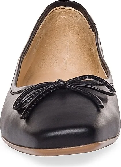 Women's Gwynn Nappa Ballerina Flat - Black - Size 6 - Image 3