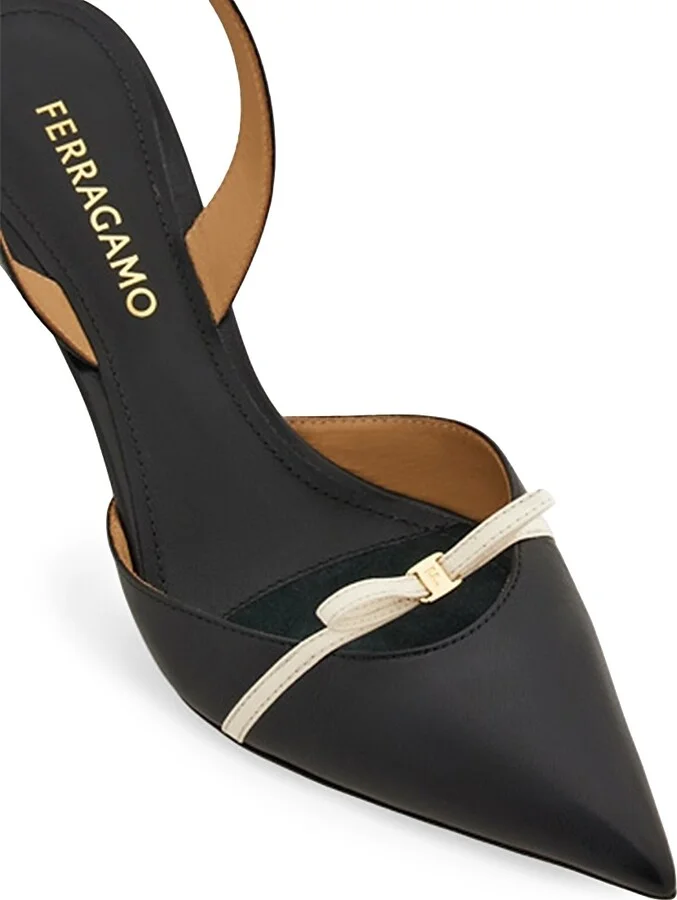 Women's Gylla 70MM Patent Leather Pumps - Nero - Size 5.5 - Image 5