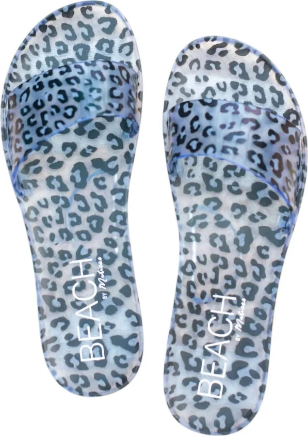 Women's Haidyn Jelly Sandals In Black Leopard