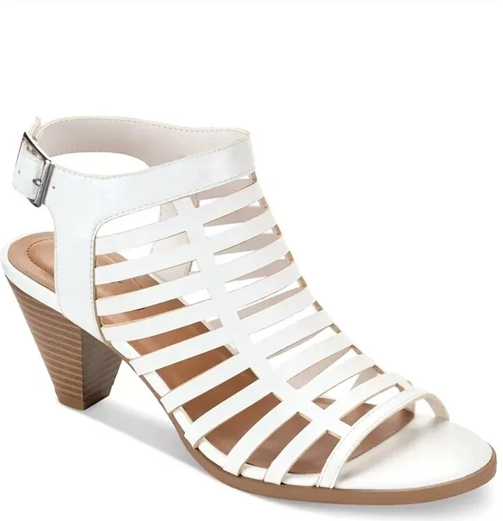 Women's Haileyy Shootie Sandals In White